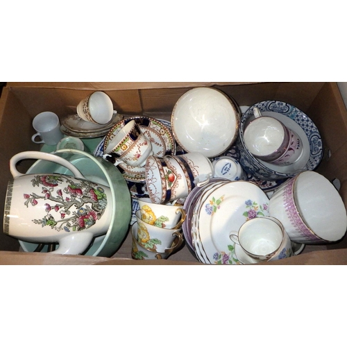 358 - Seven boxes of misc ceramics to inc tea wares etc (7)