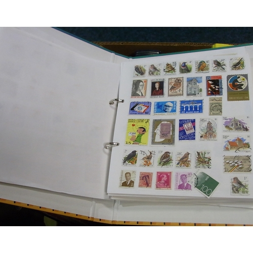 221 - Postage Stamps: fifteen albums including Australia, New  Zealand, British Isles and Canadian interes... 