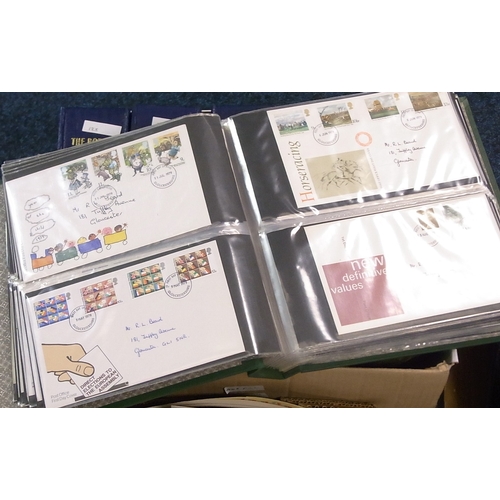 222 - Postage Stamps: a collection of First Day covers including approximately 800 British Isles and 100 I... 