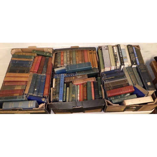 496 - A quantity of miscellaneous hardback books including Victorian novels (3)