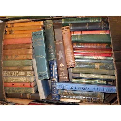 496 - A quantity of miscellaneous hardback books including Victorian novels (3)