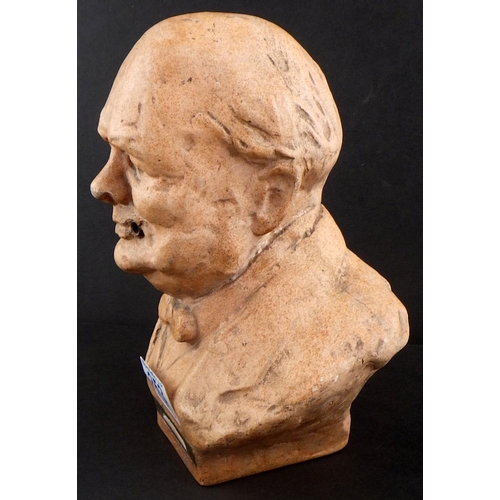 253 - A Churchill bust, Tallent in made in England 21cm tall