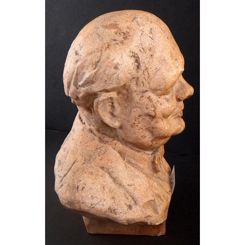 253 - A Churchill bust, Tallent in made in England 21cm tall