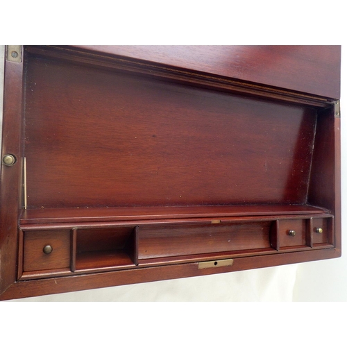 330 - A mahogany writing box