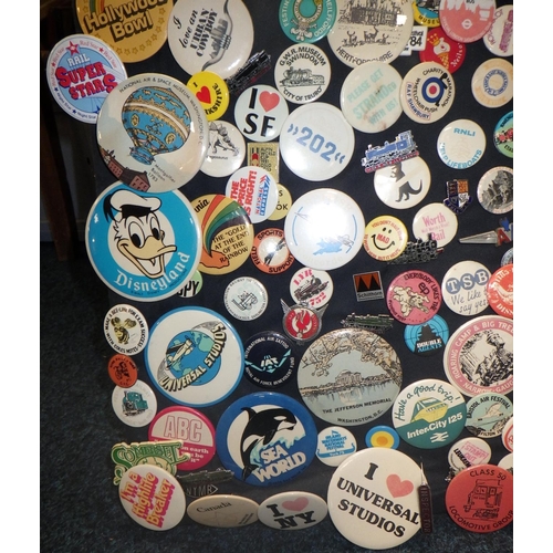 291 - A qty of misc badges, mounted