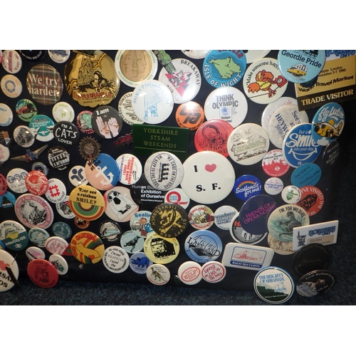 291 - A qty of misc badges, mounted