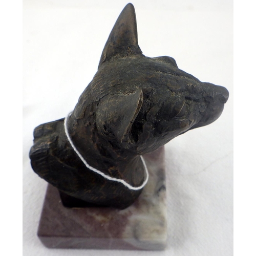 307 - Sally Arnup (1930-2015),
'Cats Head', signed in the bronze10cm high,
together with a related book
Ar... 