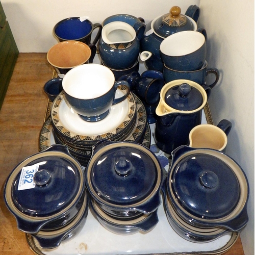 362 - A qty of Denby table ware