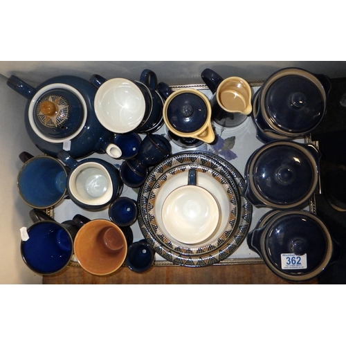 362 - A qty of Denby table ware