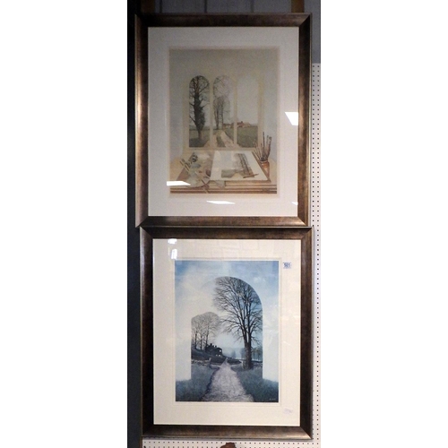 501 - Two Neil Simone pencil signed prints