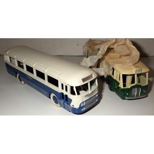 144 - Die-cast toys incl Dinky Meccano Autocar-Chausson and Autobus Parisien bus models and early Moko Les... 