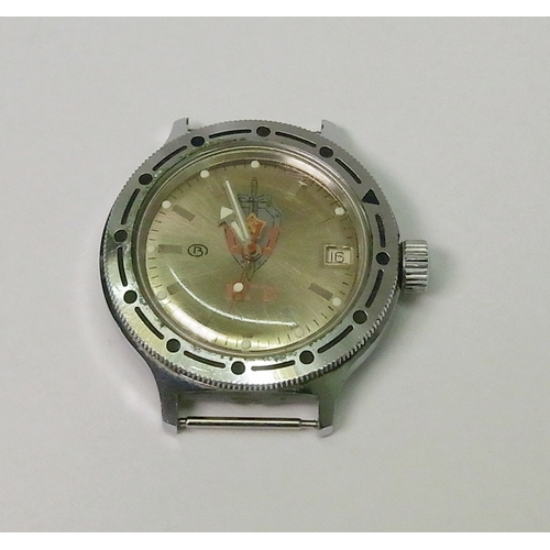 88 - A Vostok Komandirskie / Amphibia automatic wristwatch having 