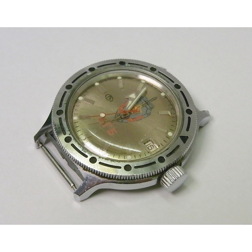 88 - A Vostok Komandirskie / Amphibia automatic wristwatch having 