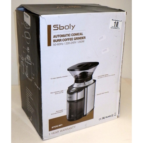 18 - A Sboly coffee grinder