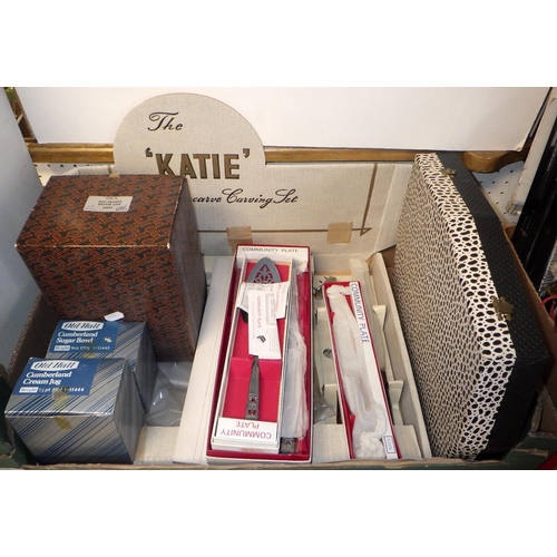 31 - Three boxes of misc collectables to include cutlery, pictures etc