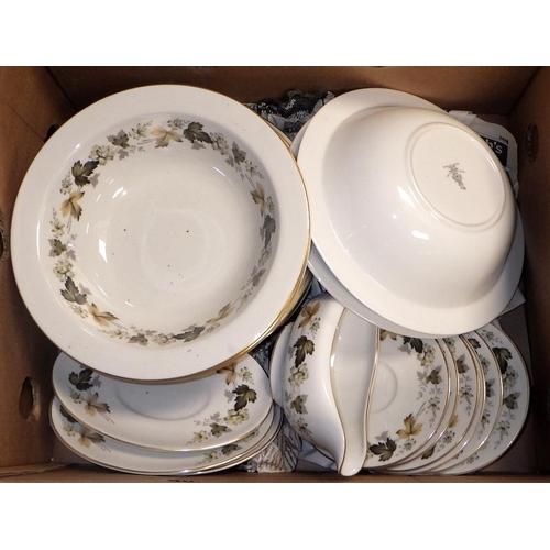 41 - A large qty of Royal Doulton Larchmont table ware (4)