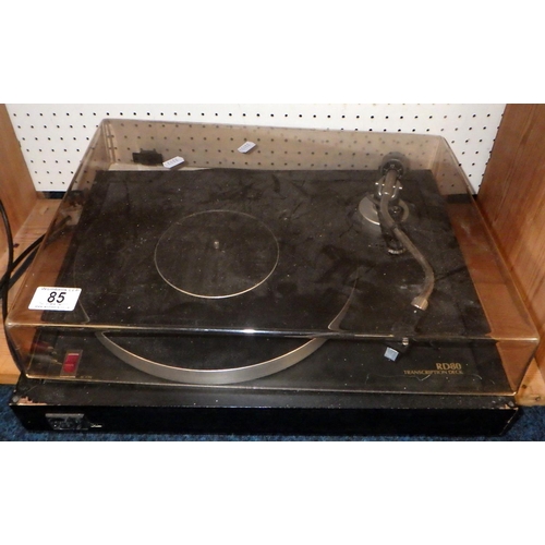 85 - Ariston Audio RD 80 turntable
ALL ELECTRICALS SOLD AS SEEN