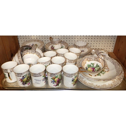 87 - A qty of Ashford Wedgwood table ware together with a qty of various tea wares (3)