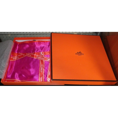 95 - A Hermes boxed scarf