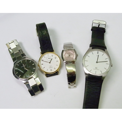 314 - Four wrist watches incl Danish Design, Rotary and Kenneth Cole.