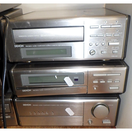 191 - A Denon Hi-Fi stack, Bose radio and a Panasonic dvd/cd player. ALL ELECRICALS AS FOUND