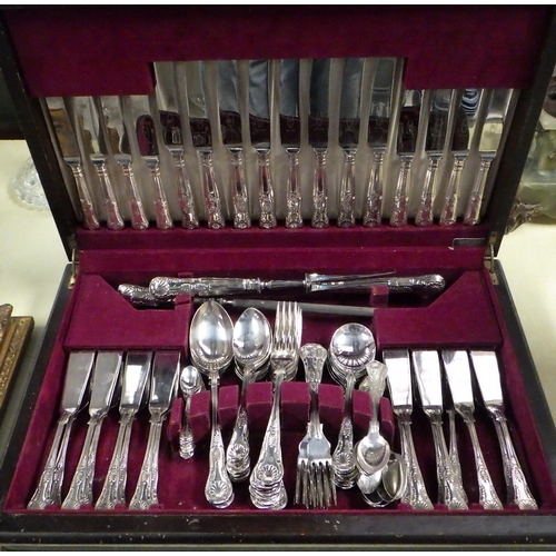 216 - A Butler EPNS King's pattern canteen of cutlery