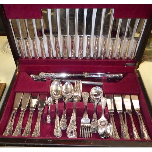 216 - A Butler EPNS King's pattern canteen of cutlery