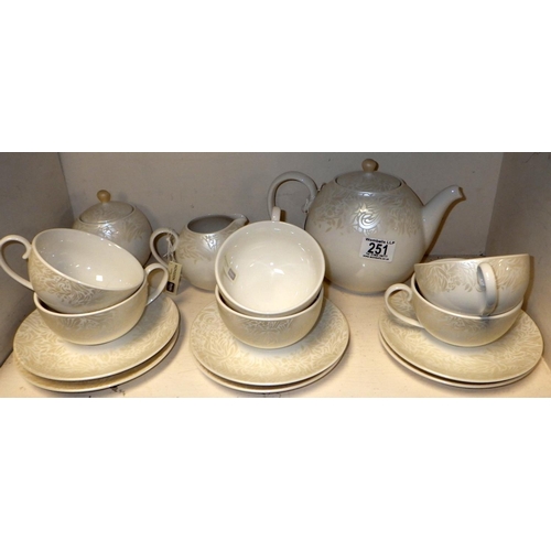 251 - A Monsoon Denby tea set