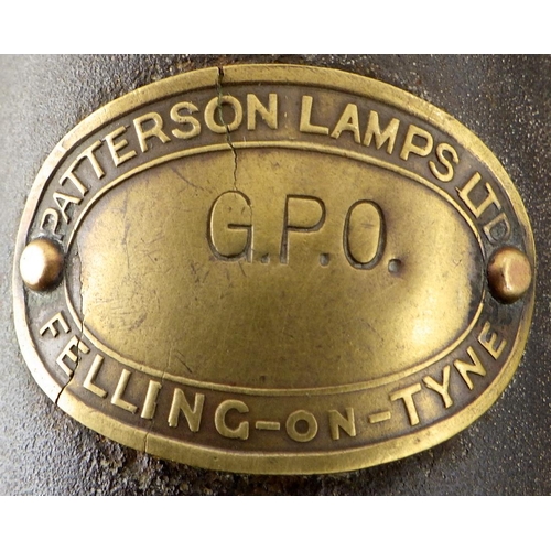 252 - A Patterson Lamps Ltd miners (G.P.O.) lamp