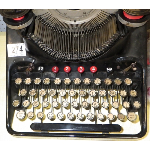 274 - A Bar-Lock type writer