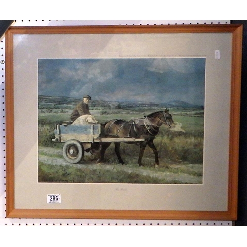 286 - A group of four Horse and hunting framed prints (4)