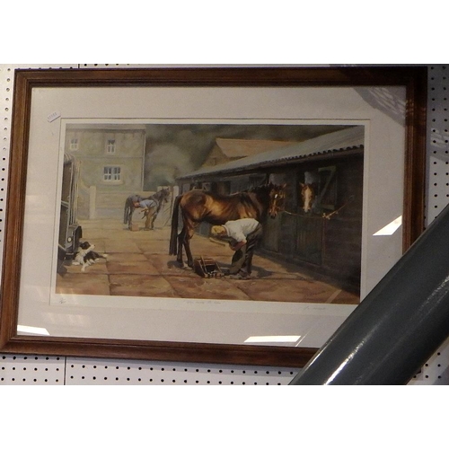 286 - A group of four Horse and hunting framed prints (4)