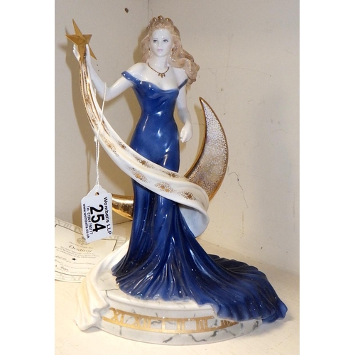 254 - A Royal Worcester Destiny figurine 266 of a limited edition, with certificate