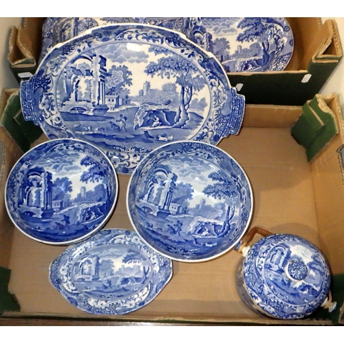 293 - A group of Spode Italian to inc large plates, biscuit barrel etc (2)