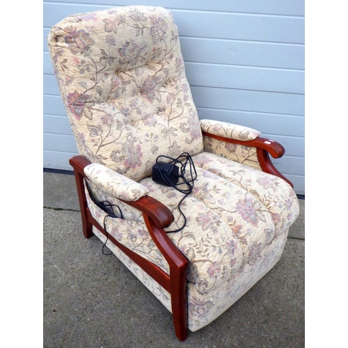 645 - An electric reclining armchair