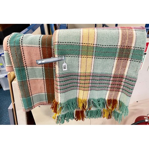 198 - Two woollen blankets