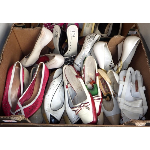 67 - Two boxes of misc Ladies shoes, mainly 37.5 (2)