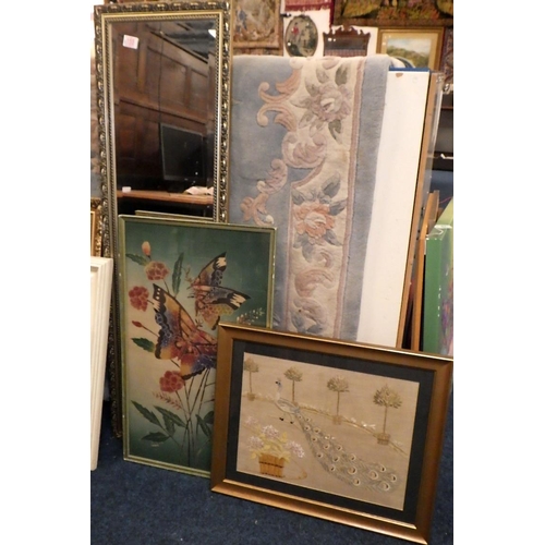 155 - A large qty of misc prints, mirrors etc