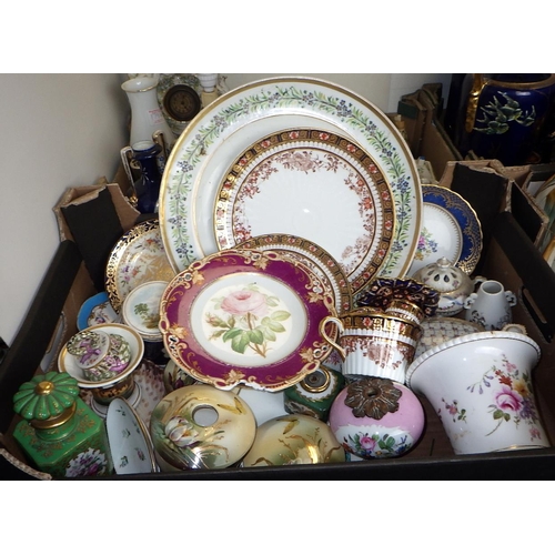 179 - A large qty of misc ceramics to inc plates, tea pots etc, most af (4)