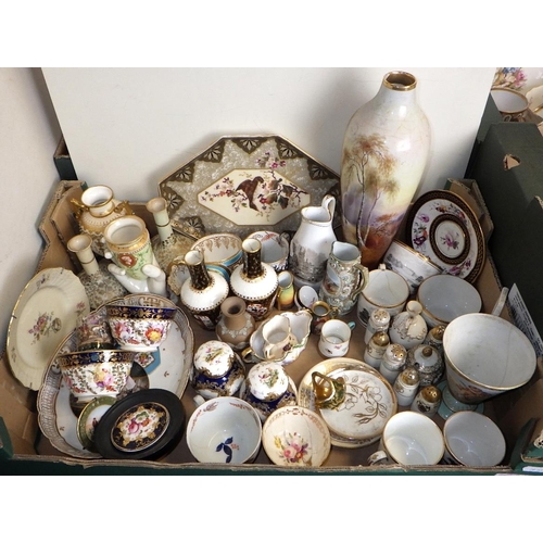 188 - A qty of misc ceramic cups, tea wares, spill vases etc AF (3)