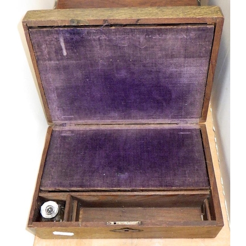 197 - A group of four late 19thC boxes