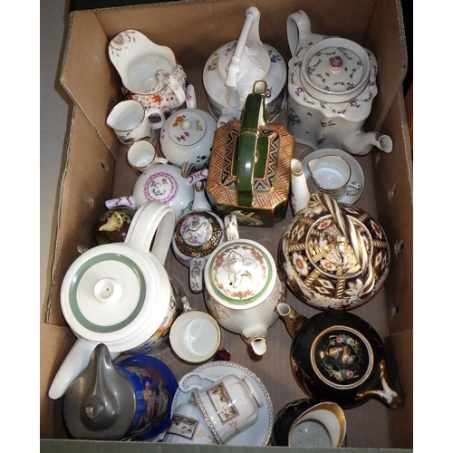 200 - Four boxes of misc ceramic plates, jugs, tea pots etc AF (4)