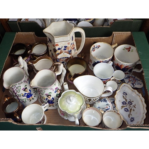 200 - Four boxes of misc ceramic plates, jugs, tea pots etc AF (4)