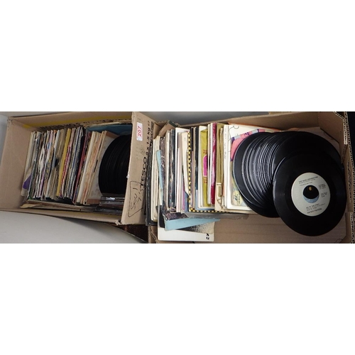 207 - Two boxes of singles to inc pop, Soul etc