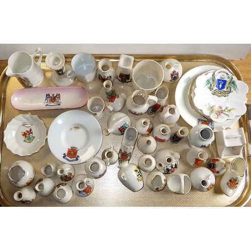 212 - A qty of various crested china