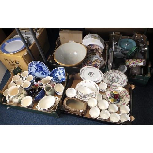 227 - A large qty of misc ceramics & glass to inc Denby, Indian tree table wares etc (4)