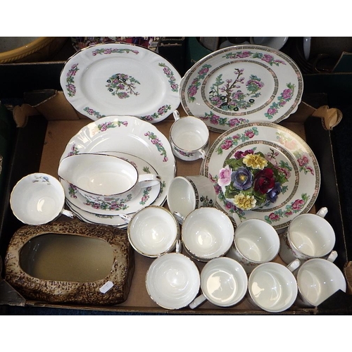 227 - A large qty of misc ceramics & glass to inc Denby, Indian tree table wares etc (4)