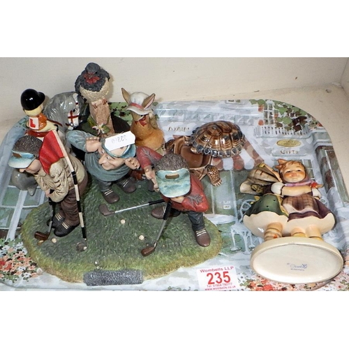 235 - A John Beswick Horse, Goebel figure etc