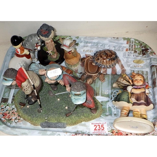 235 - A John Beswick Horse, Goebel figure etc