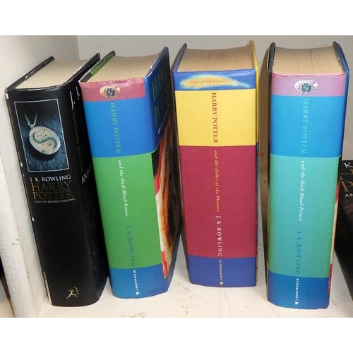 247 - 6 Harry Potter books to inc 3 'Half Blood' with p99 misprint